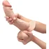 Реалистичный изогнутый фаллоимитатор с мошонкой Slipskin Realstic Curved 20 см телесный фото 7