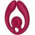 Двойной вибратор с дистанционным управлением SVibe Snail Gizi Duo бордовый фото 2