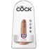 Фаллоимитатор реалистик на присоске Pipedream King Cock 14 см телесный фото 5