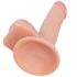 Реалистичный фаллоимитатор на присоске и с мошонкой RealStick Nude Lorn телесный фото 8