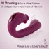 Вибратор со стимуляцией зоны G Selove Campanula фиолетовый фото 6