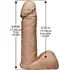 Страпон с реалистичным фаллоимитатором Vac-U-Lock Ultraskyn Cock Ultra Harness 15 см фото 3
