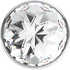 Анальная пробка с прозрачным кристаллом Diamond Clear Sparkle Small серебро фото 4