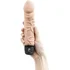 Реалистичный вибратор PowerCocks Girthy 16 см телесный фото 2