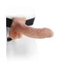 Фаллопротез с мошонкой Hollow Strap-On with Balls 19 см телесный фото 2