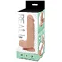 Силиконовый реалистичный фаллоимитатор Real Basic Toy 17 см фото 2