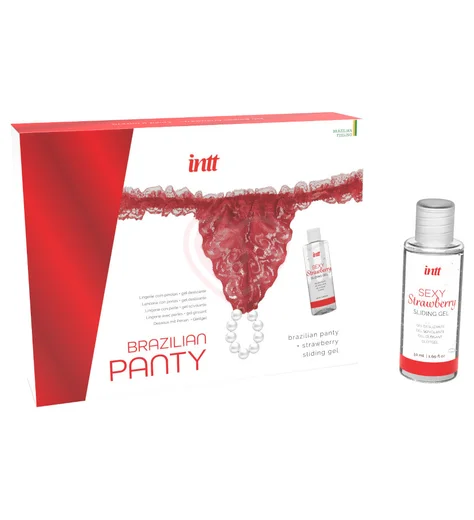 Набор Intt с гелем и бусинами Sliding Gel Strawberry красный фото 2