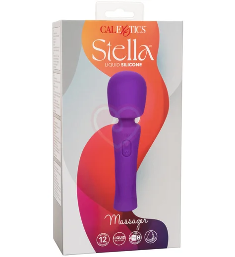 Вибромассажёр Stella Liquid Silicone Massager фиолетовый фото 5