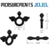 Эрекционное кольцо с крыльями Velv'Or Rooster Jeliel Angel черное фото 2