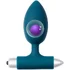 Анальная вибропробка со смещенным центром тяжести Spice it up New Edition Perfection зеленая фото 2
