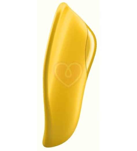 Мини-вибратор для ладони Satisfyer High Fly жёлтый фото 5