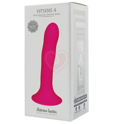 Фаллоимитатор на присоске Hitsens 4 розовый фото 2