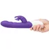 Вибратор-кролик с эффектом всасывания Clitoral Suction Rabbit фиолетовый фото 4