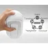 Мастурбатор с вибрацией Tenga Flip Zero EV белый фото 5