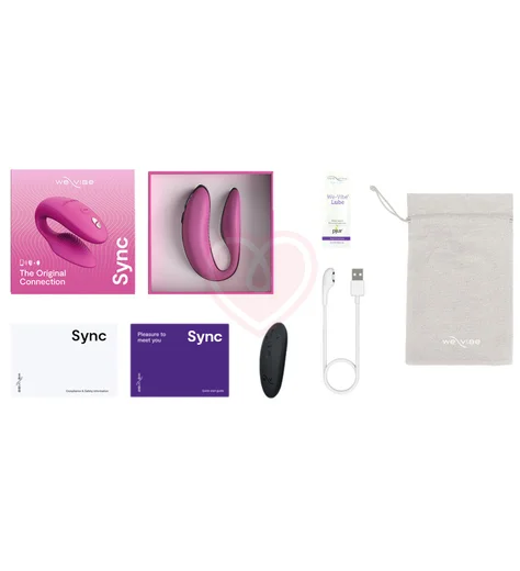 Вибратор для пар We-Vibe Sync 2 розовый фото 3
