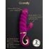 Рельефный вибратор Gvibe Gcandy пурпурный фото 5