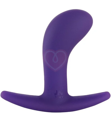 Анальная пробка с загнутым кончиком Fun Factory Bootie Small Anal Toy фиолетовая фото 1