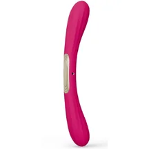 Двухсторонний вибратор Lelo Boomerang с приложением розовый