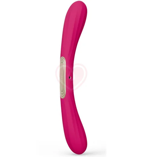Двухсторонний вибратор Lelo Boomerang с приложением розовый фото 1