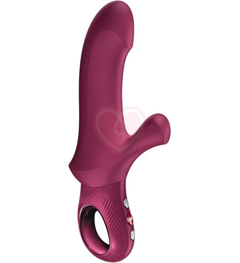 Вибратор-кролик с пульсацией Fun Factory Bi Stronic Curve бордовый фото 1