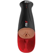 Мастурбатор в колбе вагина с вибрацией PipeDream Fuck-O-Matic Pro Xl мулатка
