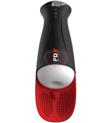 Мастурбатор в колбе с вибрацией и всасыванием PipeDream Fuck-O-Matic Pro Xl белый фото 1