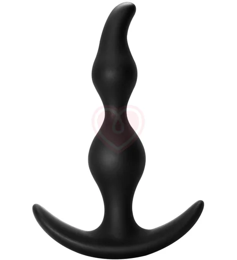 Анальная пробка Lola Games First Time Bent Anal Plug чёрная фото 1