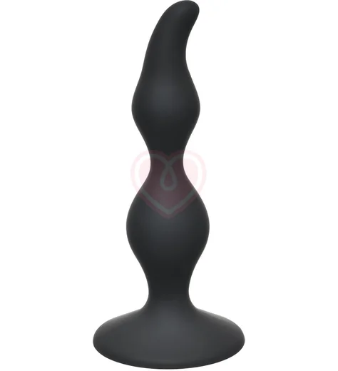 Анальная пробка Lola Games First Time Curved Anal Plug чёрная фото 1