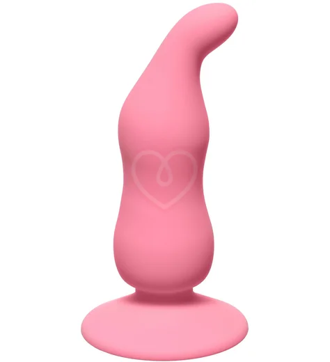 Анальная пробка Lola Games First Time Waved Anal Plug розовая фото 1