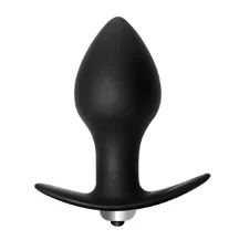 Анальная пробка с вибрацией Lola Games First Time Bulb Anal Plug чёрная