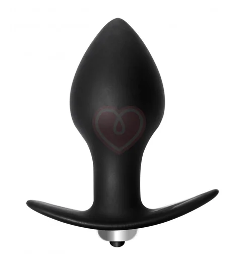Анальная пробка с вибрацией Lola Games First Time Bulb Anal Plug чёрная фото 1