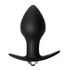 Анальная пробка с вибрацией Lola Games First Time Bulb Anal Plug чёрная фото 1