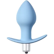 Анальная пробка с вибрацией Lola Games First Time Bulb Anal Plug голубая