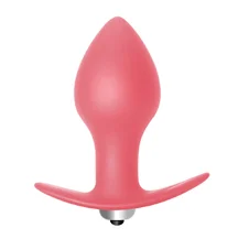 Анальная пробка с вибрацией Lola Games First Time Bulb Anal Plug розовая