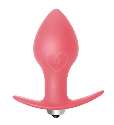 Анальная пробка с вибрацией Lola Games First Time Bulb Anal Plug розовая фото 1