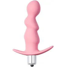 Анальная пробка с вибрацией Lola Games First Time Spiral Anal Plug розовая
