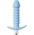 Анальная пробка с вибрацией Lola Games First Time Twisted Anal Plug голубая фото 1