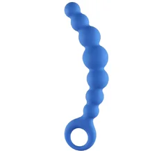 Анальные шарики Lola Games Flexible Wand голубые