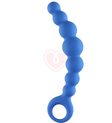 Анальные шарики Lola Games Flexible Wand голубые фото 1