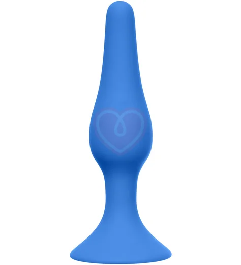 Анальная пробка Lola Games Slim Anal Plug Large Blue голубая фото 1