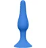 Анальная пробка Lola Games Slim Anal Plug Large Blue голубая фото 1