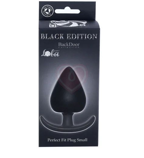 Анальная пробка Lola Games Perfect Fit Plug Small чёрная фото 2