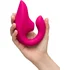Вибратор для зоны G c бесконтактной стимуляцией клитора Womanizer Blend малиновый фото 6
