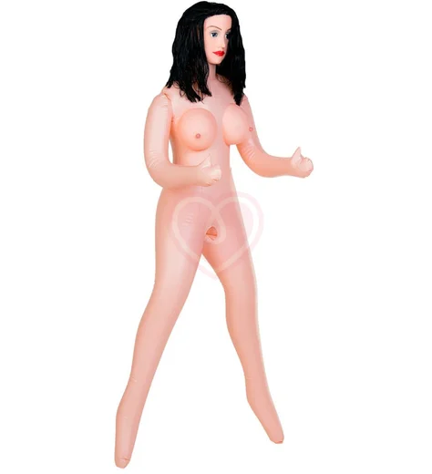 Надувная кукла с двумя отверстиями Dolls-X by Toyfa Kaylee брюнетка фото 2