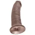 Фаллоимитатор на присоске King Cock 23 см коричневый фото 4
