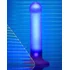 Фаллоимитатор с Led подсветкой Strap-On-Me Semi-Realistic Glow-Led M синий фото 5