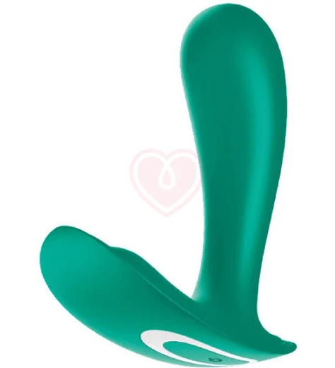 Вибратор Satisfyer Top Secret для ношения и стимуляции точки G зелёный фото 1
