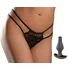 Анальная пробка с поясочком Hookup Panties Crotchless Pleasure Pearls фото 1