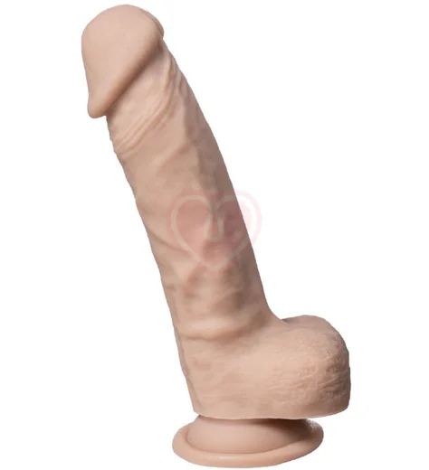 Реалистичный фаллоимитатор на присоске Silexd Model 1 Real Skin телесный 20 см фото 1