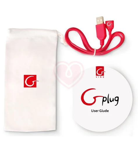 Анальная пробка с вибрацией Gvibe Gplug L большая розовая фото 5
